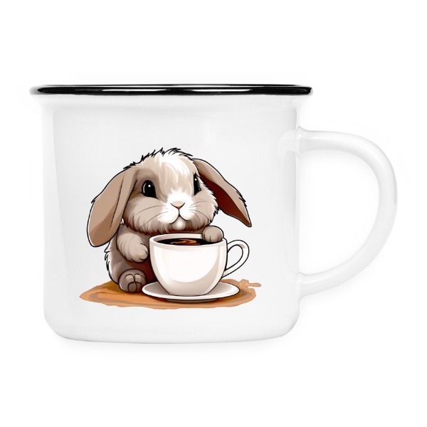 Králík s kávou